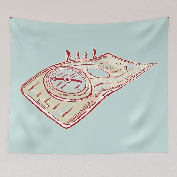 Item preview, Compass Hiking Family designed and sold by piedaydesigns.