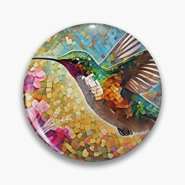 Item preview, Beija flôr vitrô designed and sold by modernaarte.
