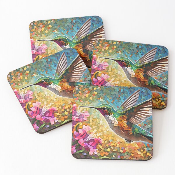 Item preview, Beija flôr vitrô designed and sold by modernaarte.