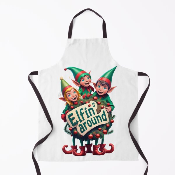 Item preview, Elfin' Around - Joyful Elves Spreading Holiday Cheer designed and sold by Justin Haas.