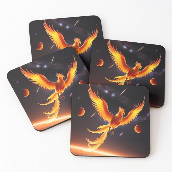 Item preview, Fiery Cosmic Phoenix designed and sold by Healio2.