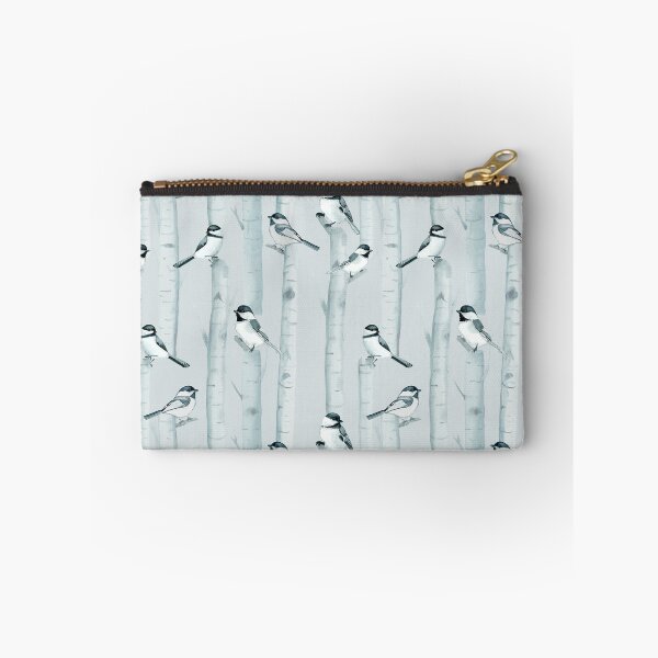 Item preview, Chickadees and Birch Trees designed and sold by ReesaAnneArt.