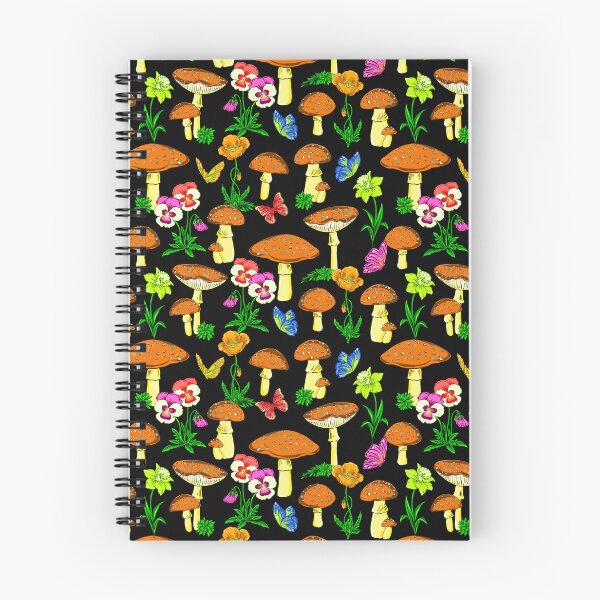 Item preview, Magic mushrooms, fantasy ,floral ,botanical ,butterfly ,garden ,pancy, Alice in wonderland ,wonderland , psychedelic, Halloween designed and sold by letsgow8th.