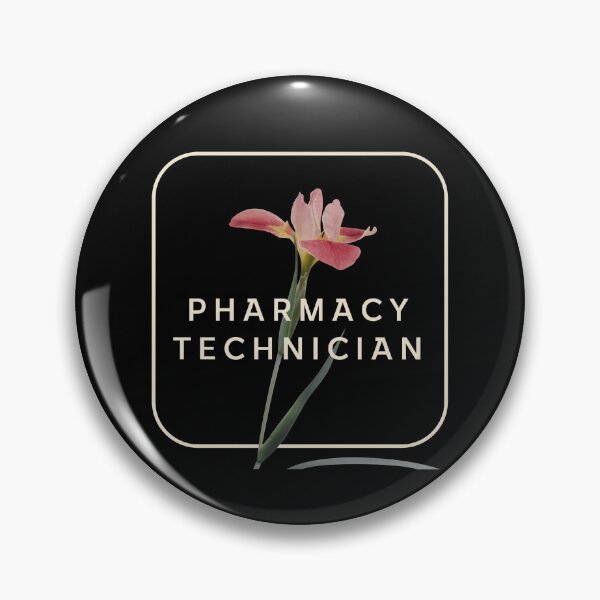 Item preview, Pharmacy Technician Red Lily Flower Design designed and sold by PharmDLight.