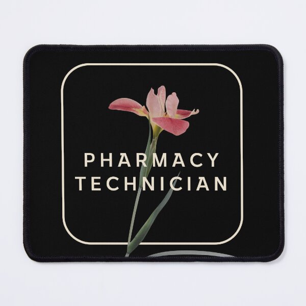Item preview, Pharmacy Technician Red Lily Flower Design designed and sold by PharmDLight.