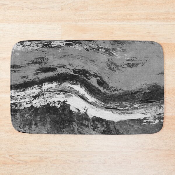 Item preview, Sophisticated Black, White And Sleek Gray Abstract Painting designed and sold by DEC02.