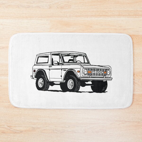 Item preview, Ford Bronco Line Drawing designed and sold by elmma design.
