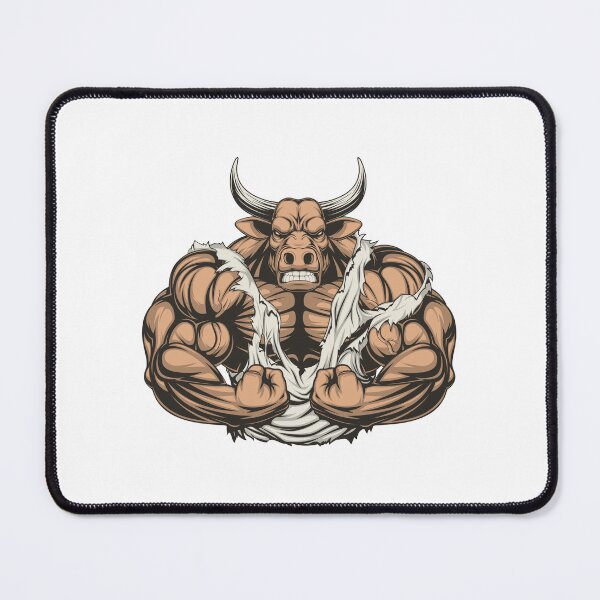 Item preview, strong ferocious bull, muscle ferocious bull, strong bull  designed and sold by GreyStanzione1.