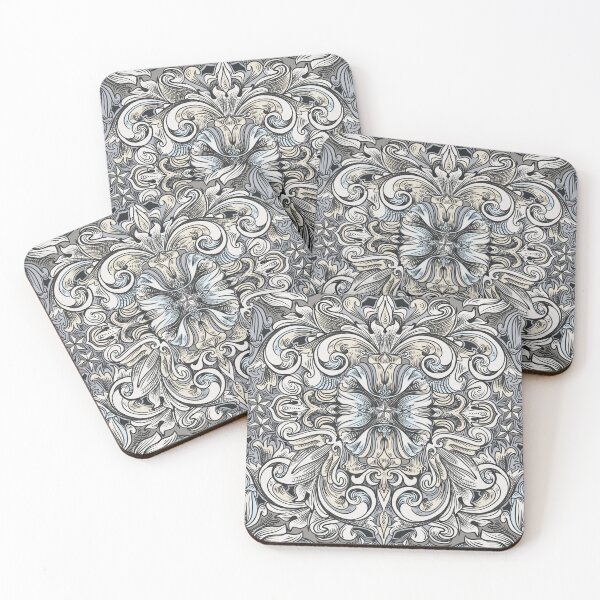 Item preview, Silver Star Swirls designed and sold by Marcia and Ron Stacy Studios.