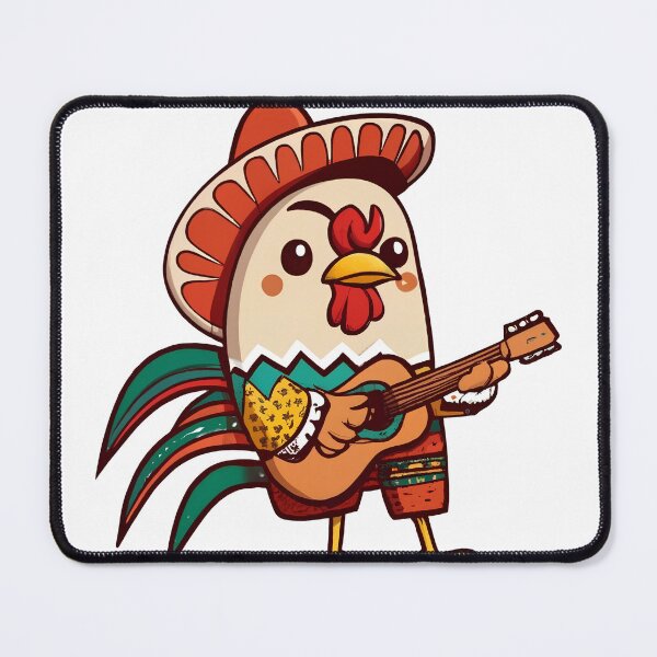 Item preview, Chicken in Mexican cowboy designed and sold by Rinohana.