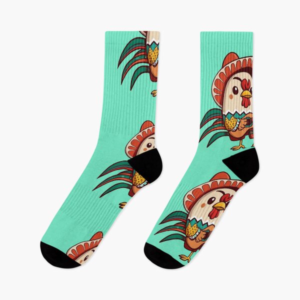 Item preview, Chicken in Mexican cowboy designed and sold by Rinohana.