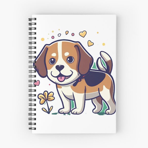 Item preview, Beagle loves flower  designed and sold by Rinohana.