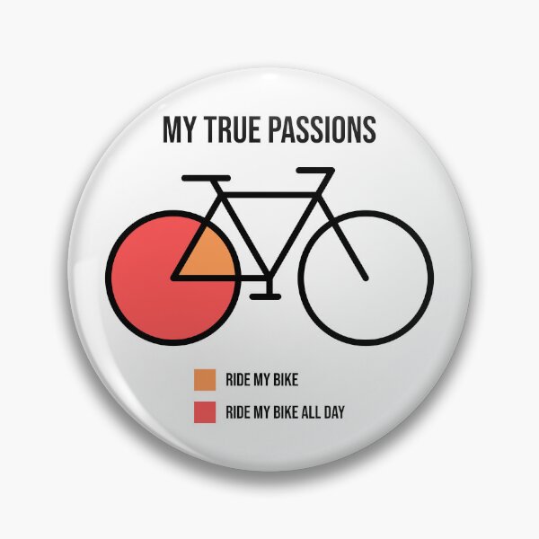 Item preview, Biking is my true passion designed and sold by sachpica.