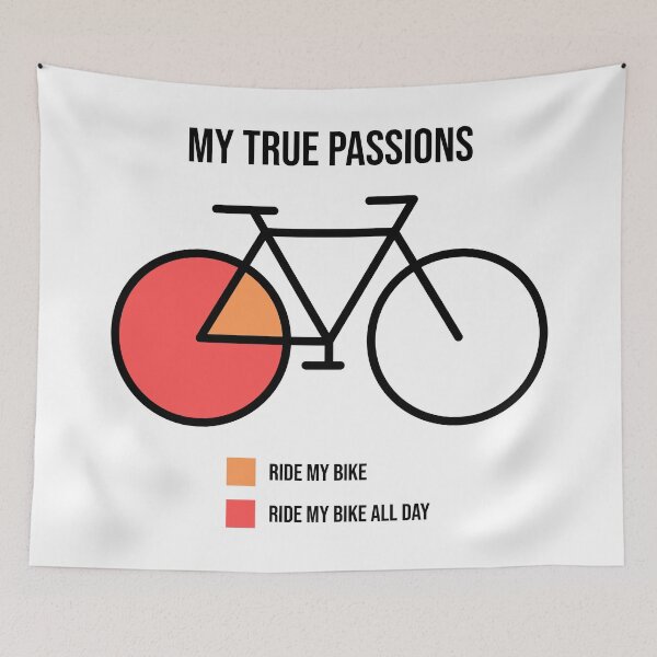 Item preview, Biking is my true passion designed and sold by sachpica.