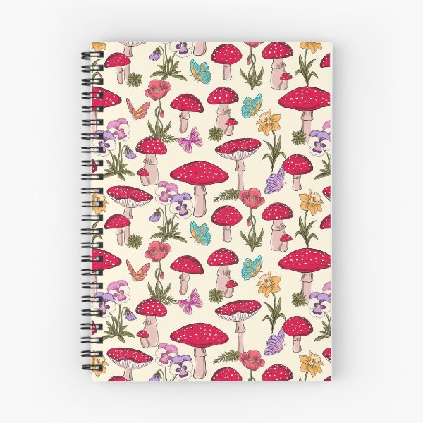 Item preview, Magic mushrooms, fantasy ,floral ,botanical ,butterfly ,garden ,pancy, Alice in wonderland ,wonderland , psychedelic, Halloween designed and sold by letsgow8th.