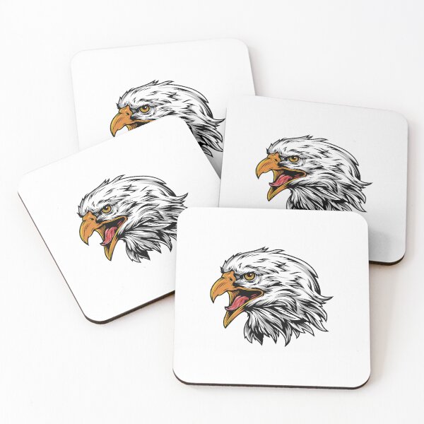 Item preview, angry eagle, eagle american, animal head designed and sold by GreyStanzione1.