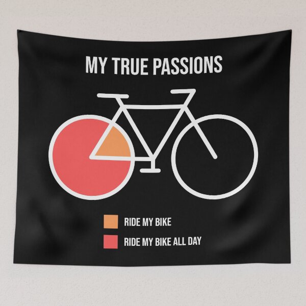 Item preview, Biking is my true passion designed and sold by sachpica.
