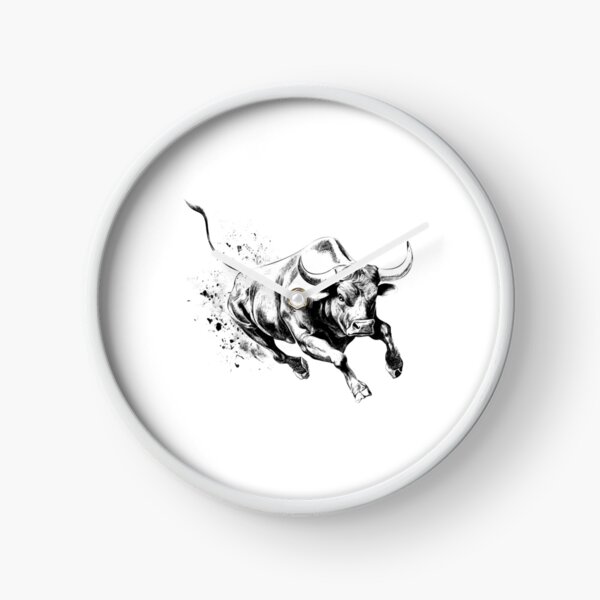 Item preview, angry bull running, angry bull, strong bull running designed and sold by GreyStanzione1.