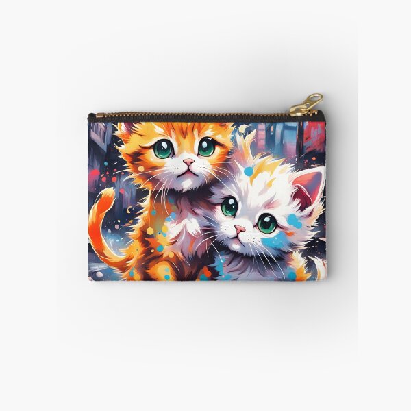 Item preview, Cute and Colourful Pair of Kittens designed and sold by Catherine-NZ.