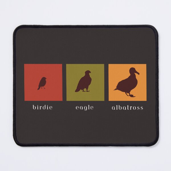 Item preview, Golf Birdie Eagle Albatross (White Text, Fall Colors) designed and sold by kkhanart.