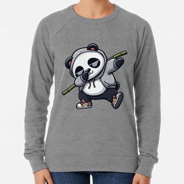 Dabbing panda sweatshirt top