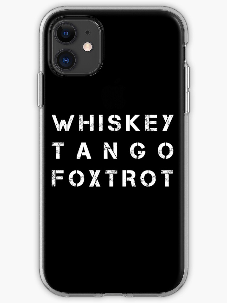 Whiskey Tango Foxtrot - Color Edition iPhone 11 case Whiskey Tango Foxtrot - Color Edition iPhone 11 case