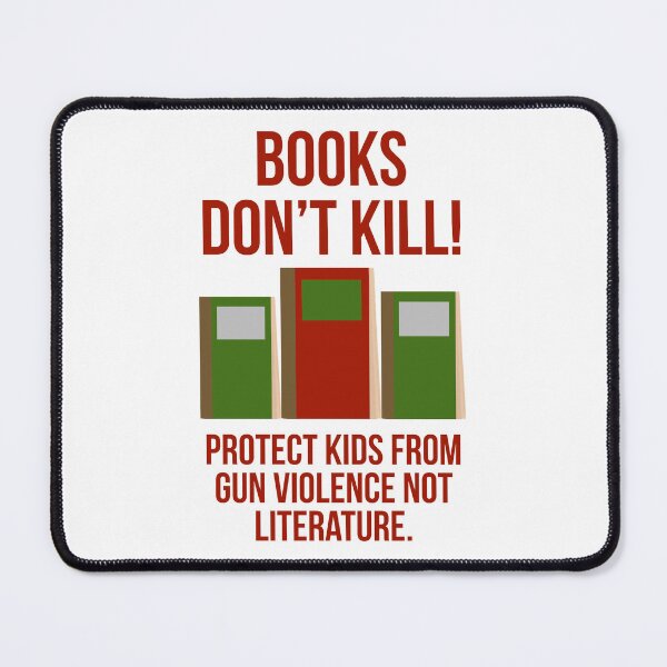 Item preview, Books don’t kill! designed and sold by Rachel the Artist .