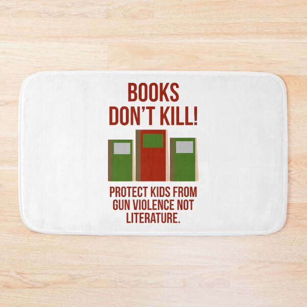Item preview, Books don’t kill! designed and sold by Rachel the Artist .