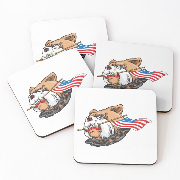 Item preview, bulldog with us flag, bulldog with us flag, pitbull us flag designed and sold by GreyStanzione1.