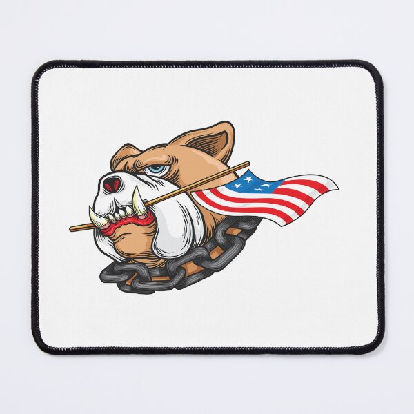 Item preview, bulldog with us flag, bulldog with us flag, pitbull us flag designed and sold by GreyStanzione1.