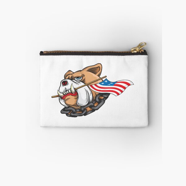 Item preview, bulldog with us flag, bulldog with us flag, pitbull us flag designed and sold by GreyStanzione1.