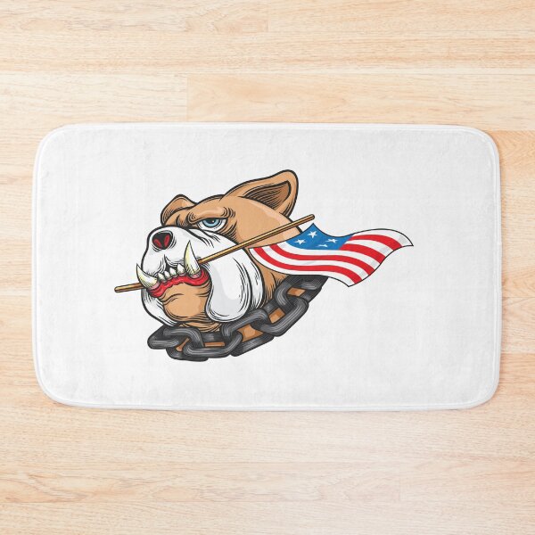 Item preview, bulldog with us flag, bulldog with us flag, pitbull us flag designed and sold by GreyStanzione1.