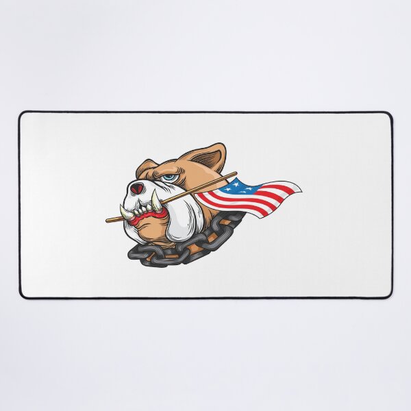 Item preview, bulldog with us flag, bulldog with us flag, pitbull us flag designed and sold by GreyStanzione1.
