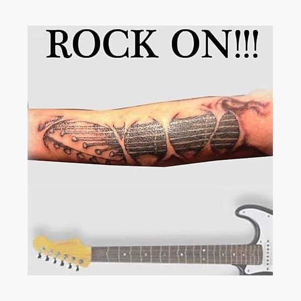 Fender Stratocaster Headstock Tattoo Design