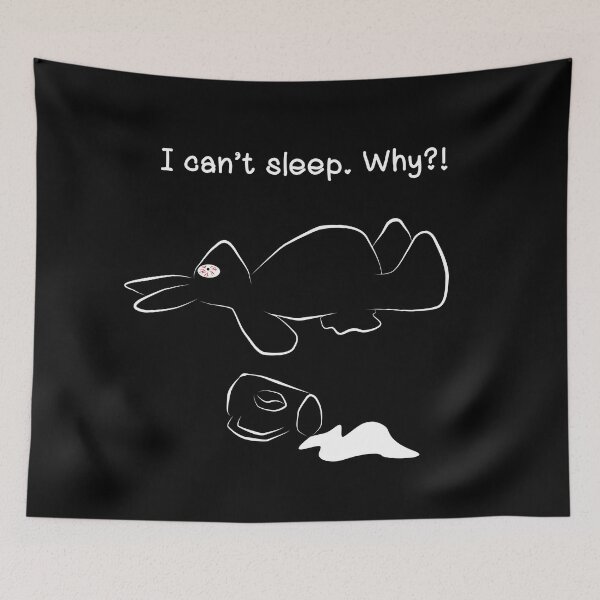 Item preview, Rabbit can't sleep Why?! designed and sold by ABBomb.