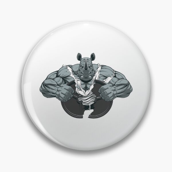 Item preview, strong rhinoceros athlete, strong rhinoceros, strong bear athlete designed and sold by GreyStanzione1.
