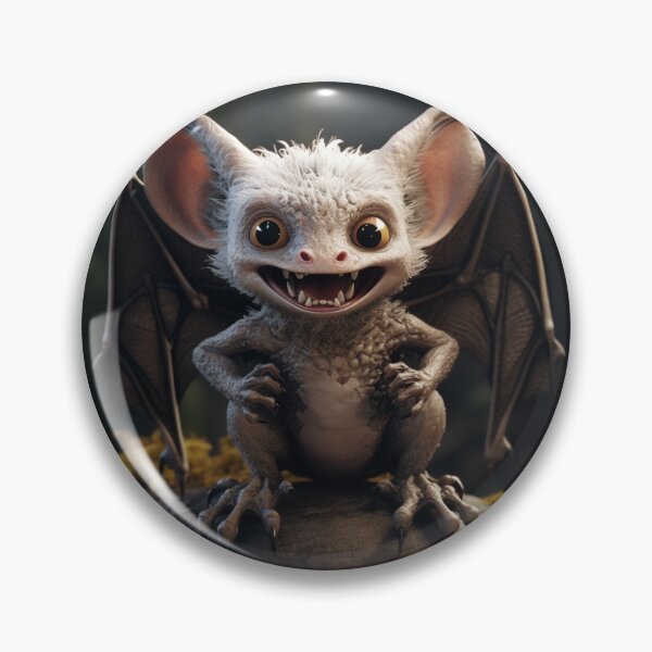 Item preview, Fangtastic Fluff: The Adorable Vampire Bat designed and sold by TheAdversaryAI.