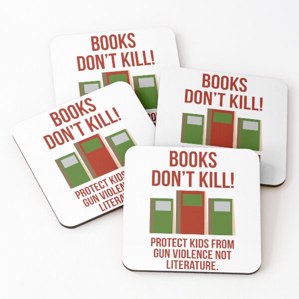 Item preview, Books don’t kill! designed and sold by Rachel the Artist .