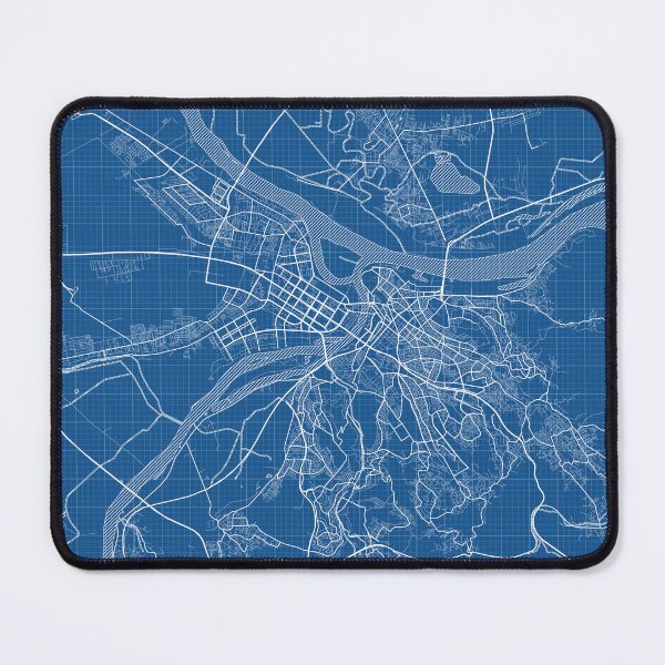 Item preview, Belgrade City Map of Serbia - Blueprint designed and sold by deMAP.