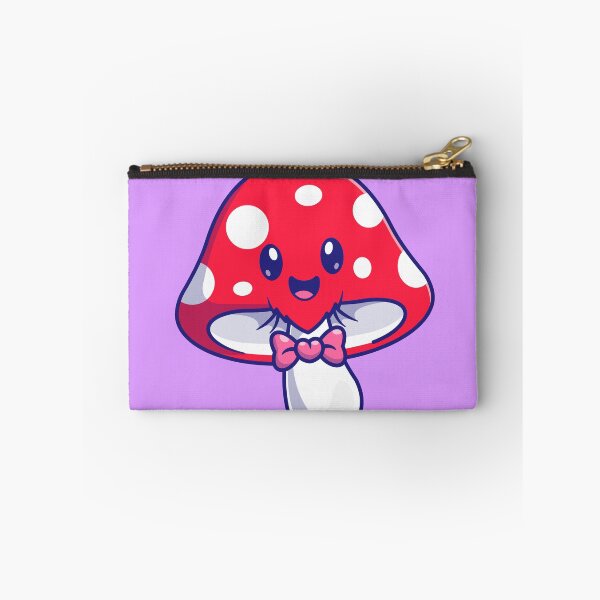 Item preview, Cute Mushroom with Bowtie Cartoon Vector Icon designed and sold by hjian8219.