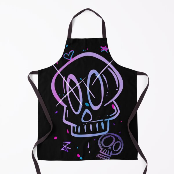 Item preview, Neon Graffiti Skull - Street Art designed and sold by RoninUnknown.