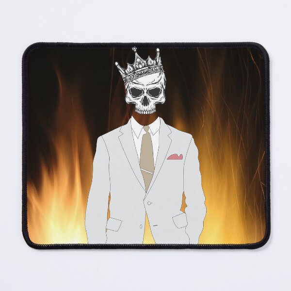 Item preview, Man in White Suit with Skull and Crown designed and sold by ossiagraphics.