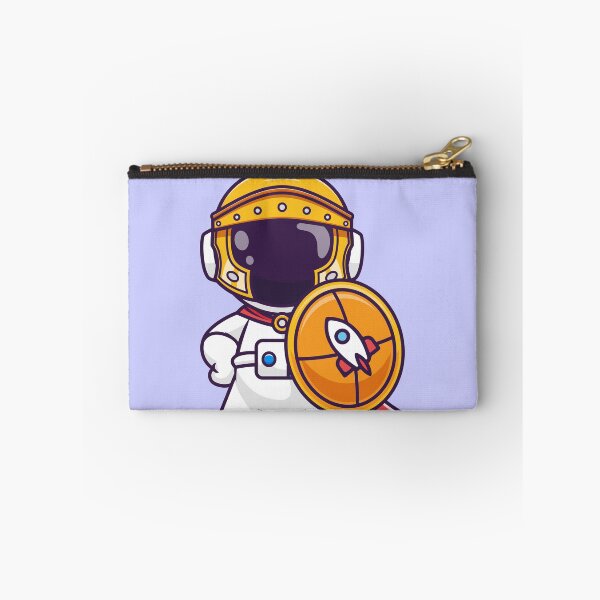 Item preview, Cute Astronaut Knight with Shield Cartoon Vector Icon designed and sold by hjian8219.