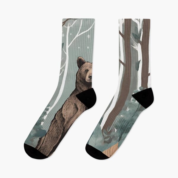 Item preview, Bear in the Woods designed and sold by XamiDesign.