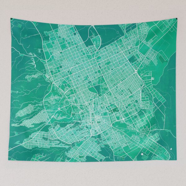 Item preview, Riyadh City Map of Saudi Arabia - Watercolor designed and sold by deMAP.