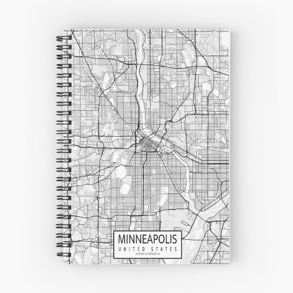 Item preview, Minneapolis City Map of the United States - Light designed and sold by deMAP.