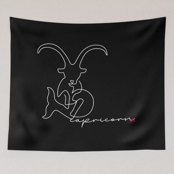 Item preview, Capricorn Zodiac (dark) / RoYuMi designed and sold by royumi.