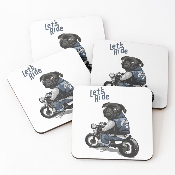Item preview, black pub motorcycle, dog biker, dog motorcycle biker designed and sold by GreyStanzione1.