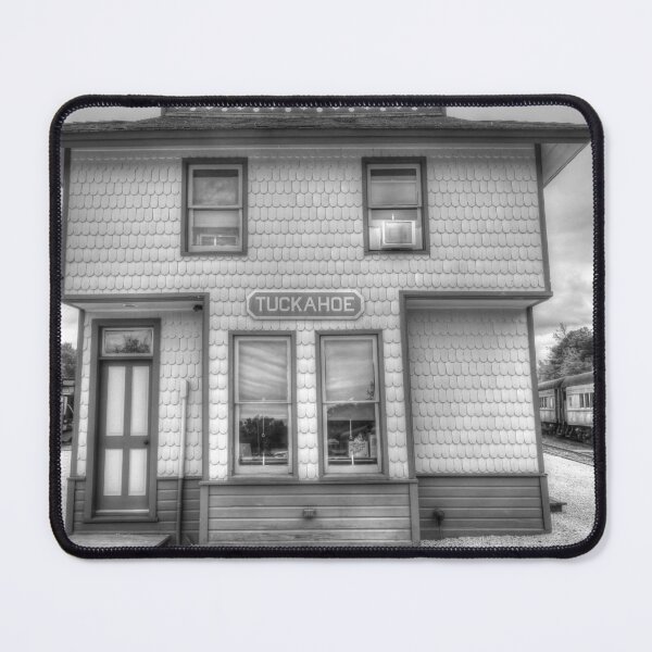 Item preview, Tuckahoe Train Station, Tuckahoe, NJ Monochrome designed and sold by BradKnorrArt.