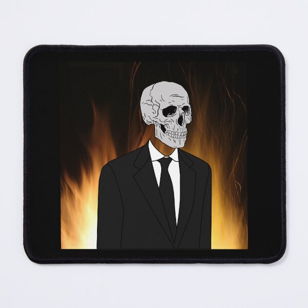 Item preview, Man in Black Suit with Skull Head designed and sold by ossiagraphics.